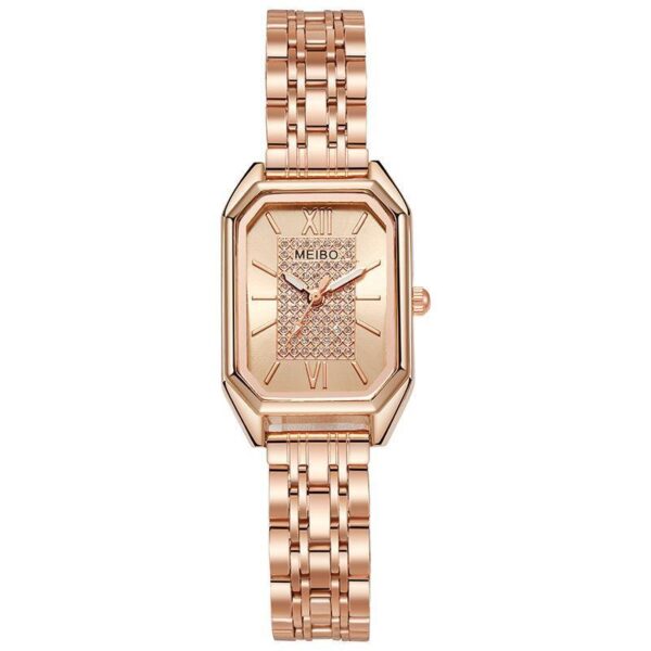 Fashionable Women’s Watch with Roman Numerals and Starry Sky