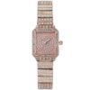 Sophisticated women's Full Diamond Square Watch