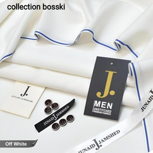 J. Original Boski – Premium Unstitched Suit for Gents (Exclusive by Scentique Style) - Image 2