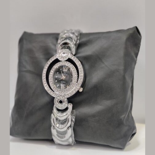 Classic Silver Stainless Steel Analogue Watch - Image 2