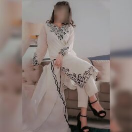 Maria B-Inspired Premium Embroidered Lawn 3-Piece Suit – Off-White (Exclusive by Scentique Style)