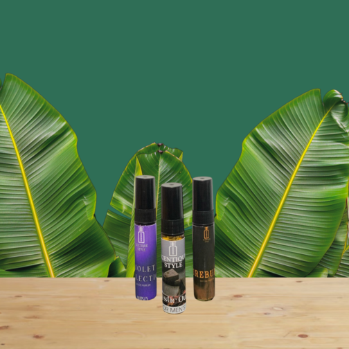 Mini perfume gift set with signature Scentique fragrances