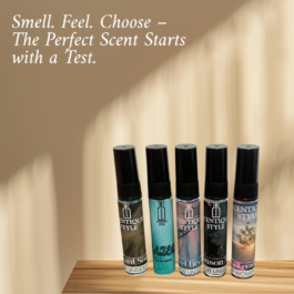 Scentique 5-in-1 Premium Perfume Tester Pack – Luxury Mini Scents